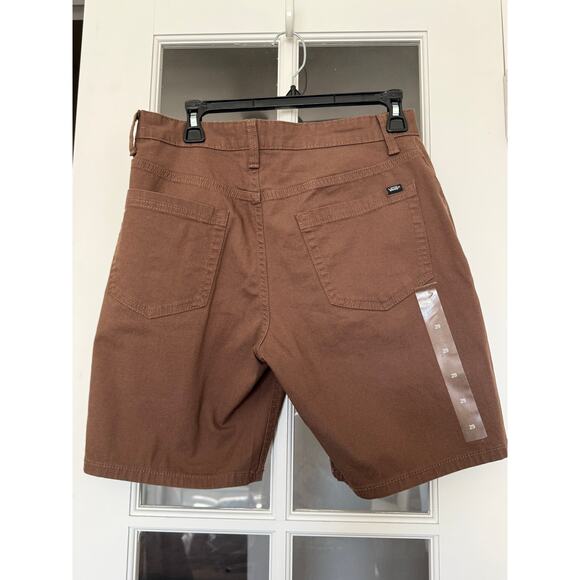 NWT Vans Off The Wall Men's brown Roy Shorts  Skateboarding Surf Pockets 29reg - Picture 4 of 8